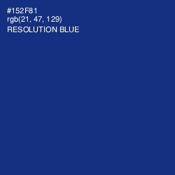 #152F81 - Resolution Blue Color Image